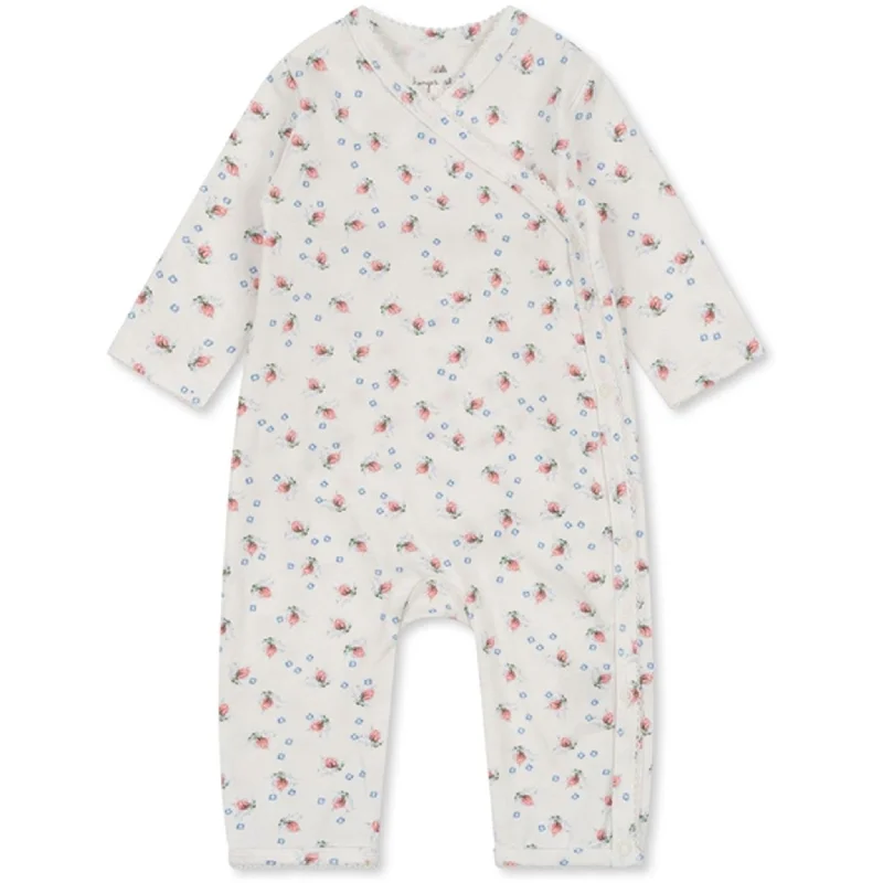 Konges Sløjd Brise Dé Été White Basic Newborn Onesie