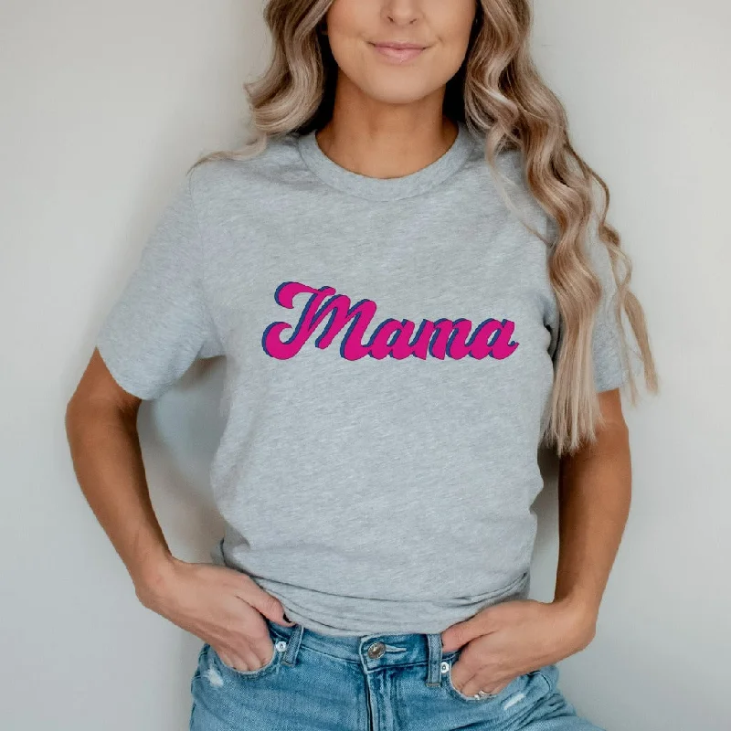 Mama Shirt, Barbie Inspired Mama TShirt, Trendy New Mom Graphic Tee, Mother's Day Gift