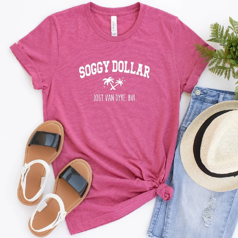 Soggy Dollar Shirt, Jost Van Dyke British Virgin Islands Graphic Tee, Beach Bar Gift