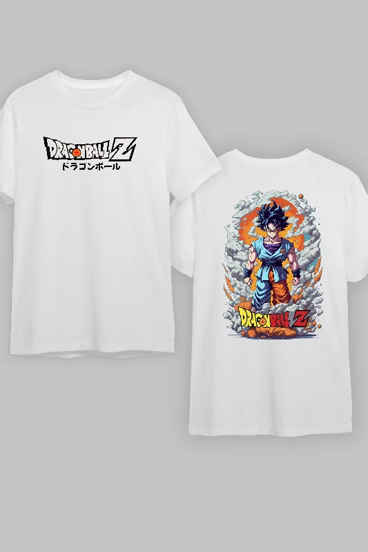 Anime Dragon BallZ Printed Oversized T-shirt for women