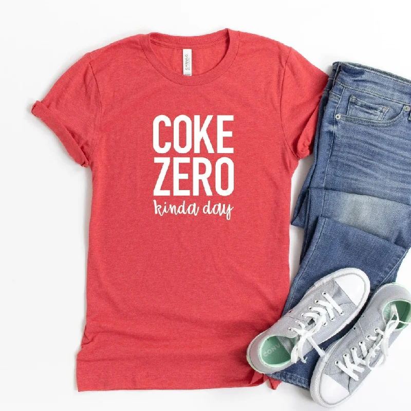 Coke Zero Kinda Day Shirt, Caffeine Graphic Tee, Funny Coke Zero TShirt, Diet Coke Gift