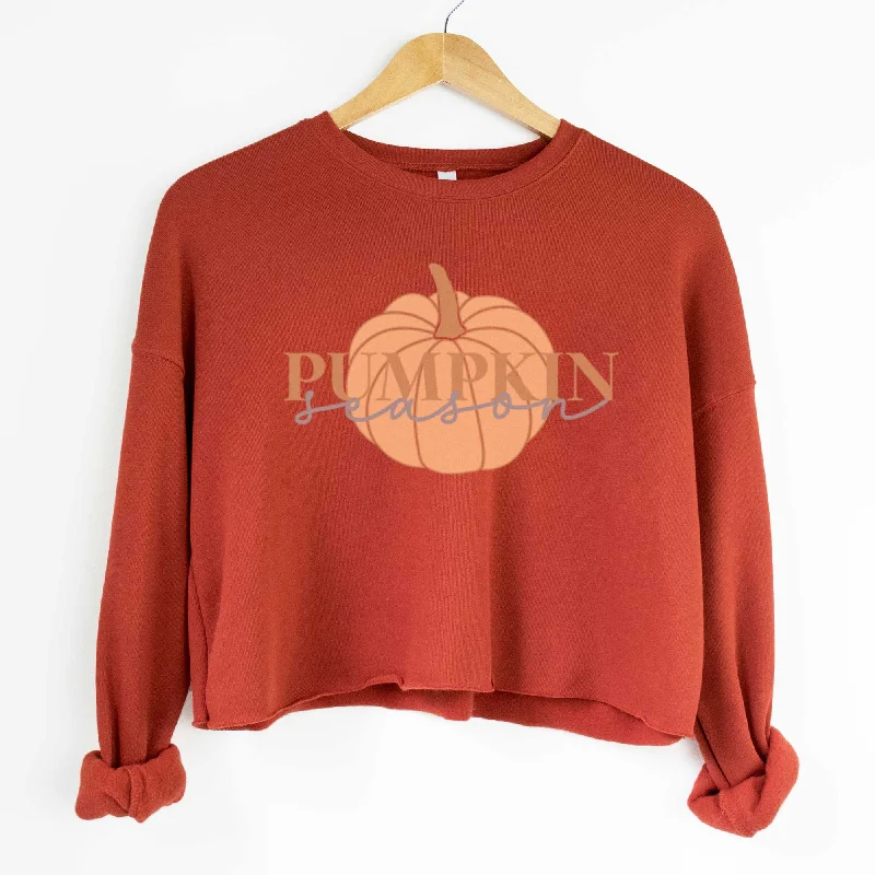 Pumpkin Season - Women's Cropped Fleece Sweatshirt