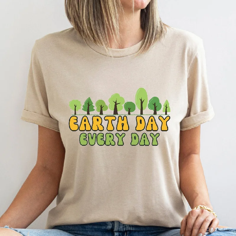 Earth Day Every Day Shirt, Earth Day TShirt, Retro Climate Change Graphic Tee, Planet Environmental Shirt