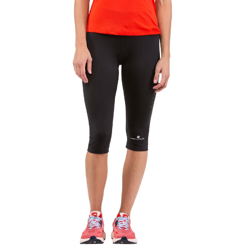 Ronhill Core Womens 3/4 Capri Running Tights - Black