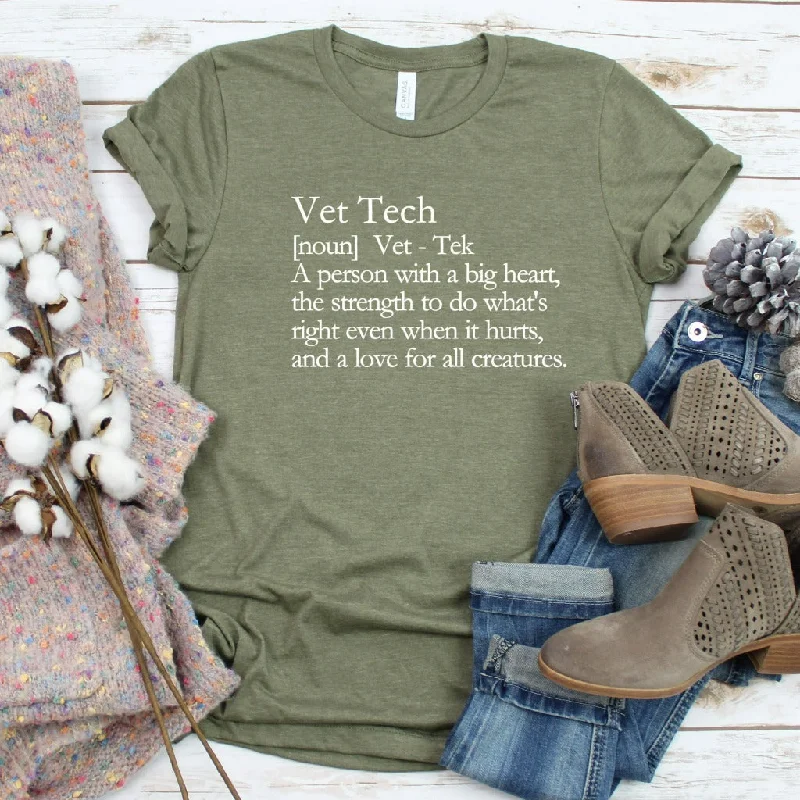 Vet Tech Definition Shirt, Veterinary Technician Gift, Vet Tech Graphic Tee, Vet Tech Week Shirt