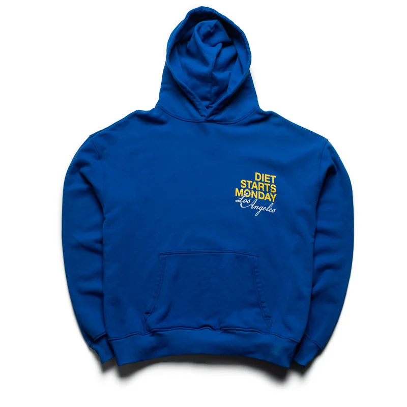 Diet Starts Monday LA Hoodie - Blue/Yellow