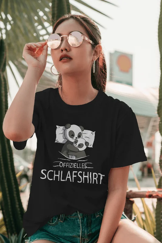 Official Sleeping Shirt Printed Oversized T-shirt for women