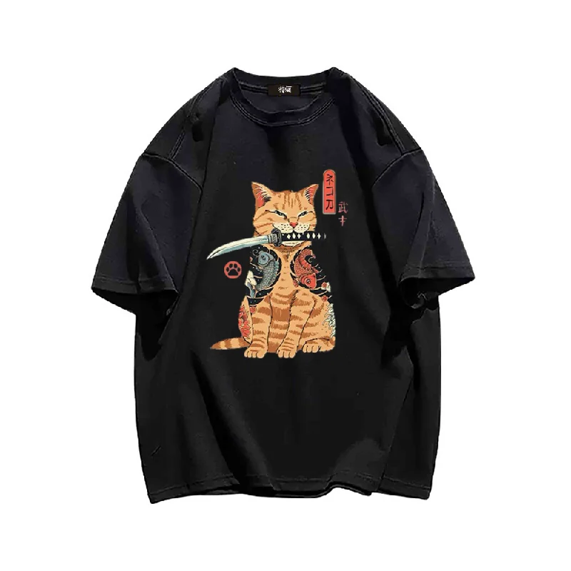 “Japanese Assassin Cat” T-shirt