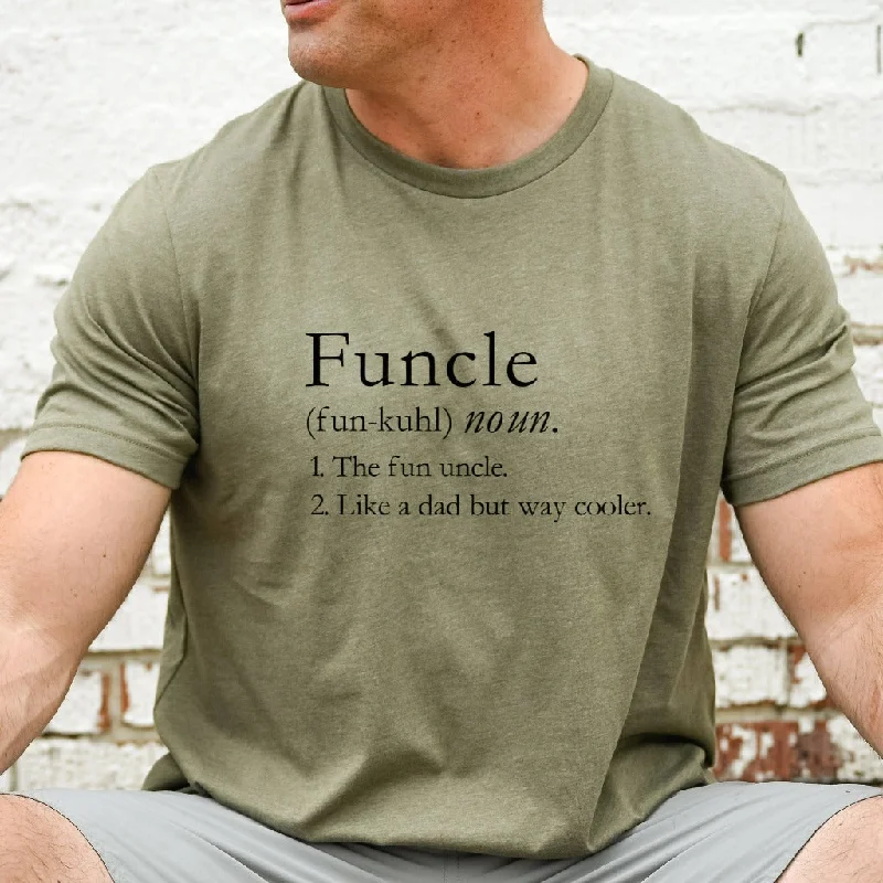 Funny Uncle Shirt, Funcle Definition TShirt, New Uncle Graphic Tee, Gift for Favorite Uncle