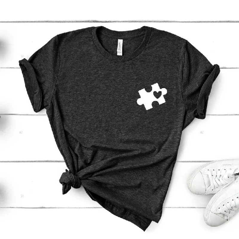 Autism Shirt, Autism Puzzle Piece Graphic Tee,  Autism Awareness Tee, Autism Mom Gift