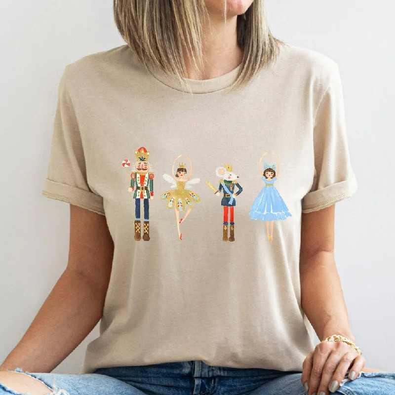 Nutcracker Shirt, Sugar Plum Fairy TShirt, Christmas Graphic Tee, Xmas Shirt, Christmas Gift for Her