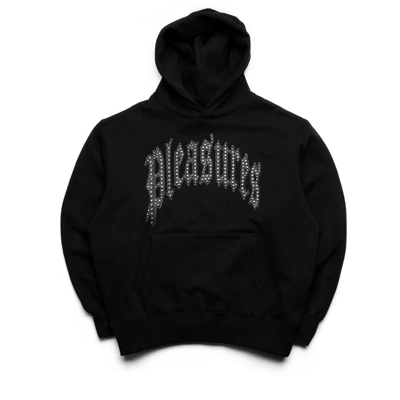 Pleasures Twitch Studded Hoodie - Black