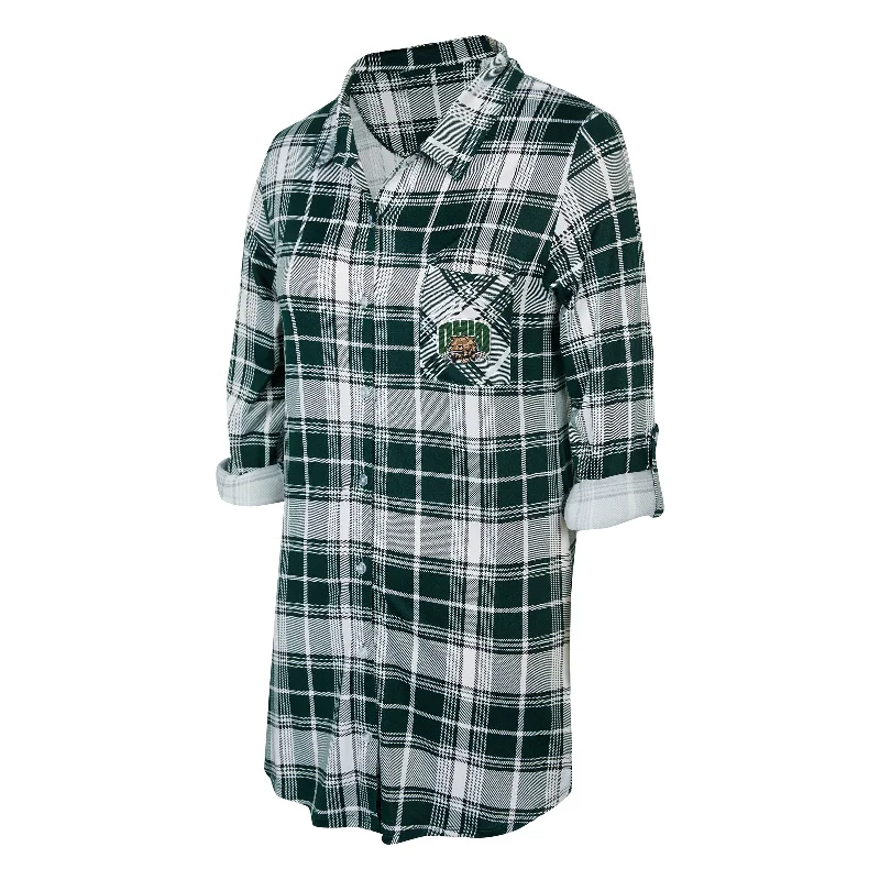 Ohio Bobcats Women's Plaid Flannel Shirt