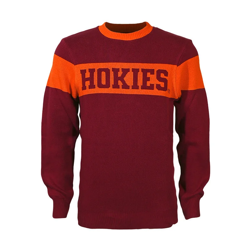 Virginia Tech Hokies Vintage Sweater: Maroon