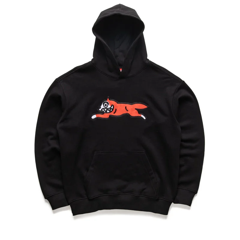 Ice Cream Running Dog Hoodie - Black