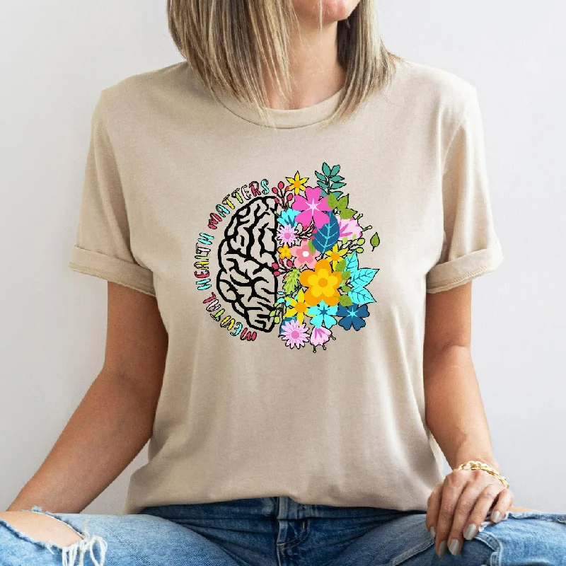 Mental Health Matters Shirt, Gift for Therapist, Counselor, Psychologist, Suicide Prevention Tee