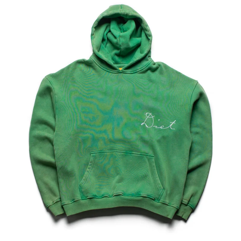 Diet Starts Monday Chainstitch Hoodie - Green