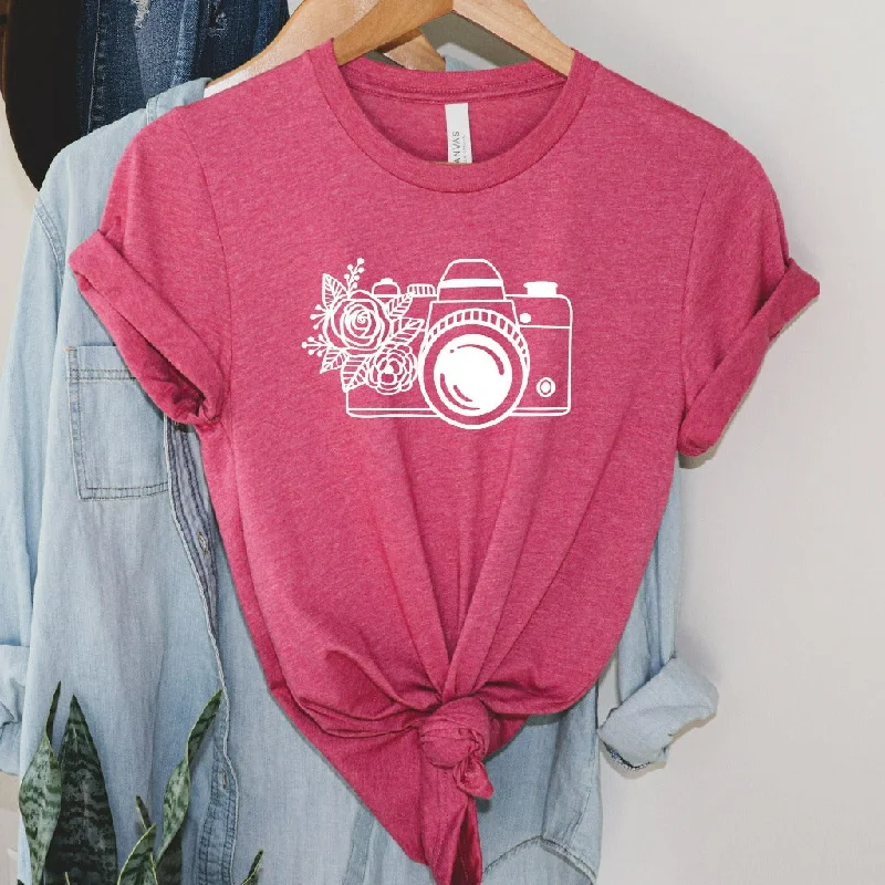 Photographer Shirt, Cute Camera Graphic Tee, Gift for Photographer, Camera Lovers TShirt