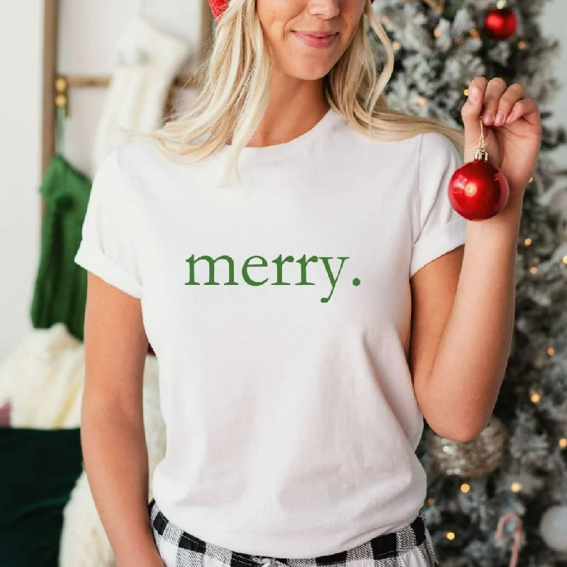 Merry Christmas Shirt, Christmas Party Shirt, Women's Christmas Top, Christmas Outfit for Her