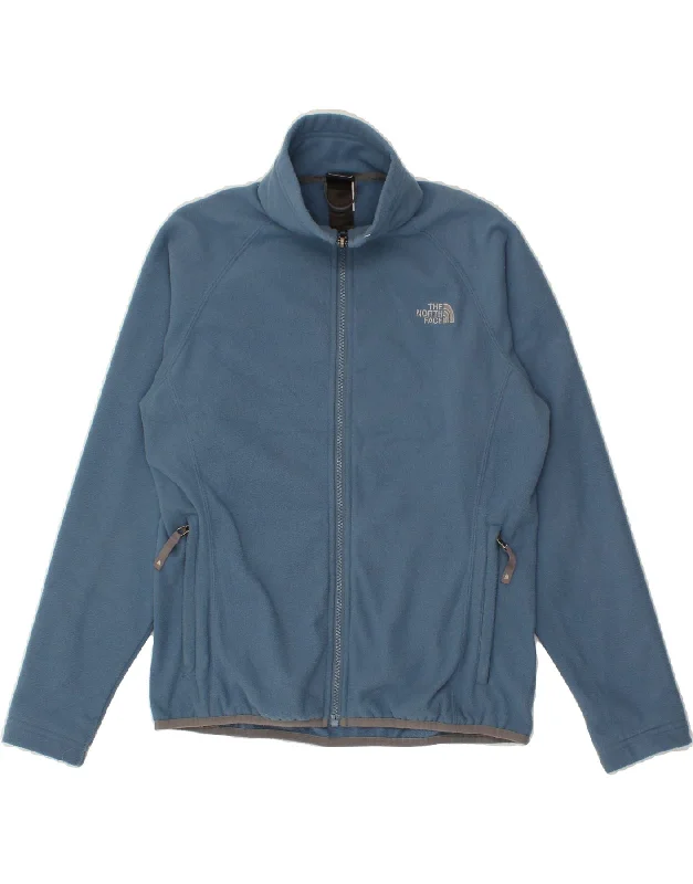 THE NORTH FACE Womens Fleece Jacket UK 10 Small Blue Polyester