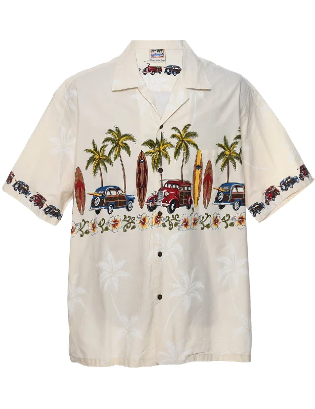 Tropical Hawaiian Shirt - L