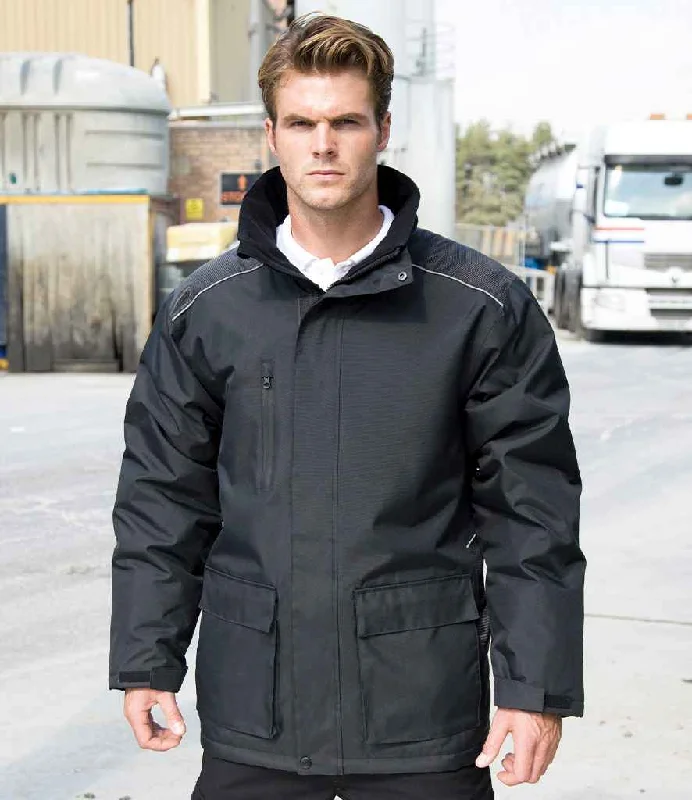 Result Work-Guard Vostex Long Coat | Black