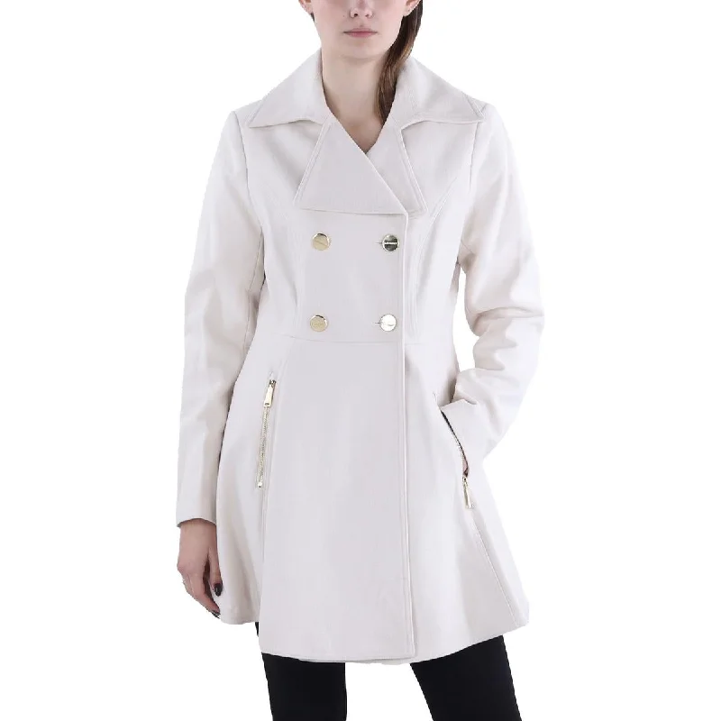 Womens Wool Blend Long Wool Coat