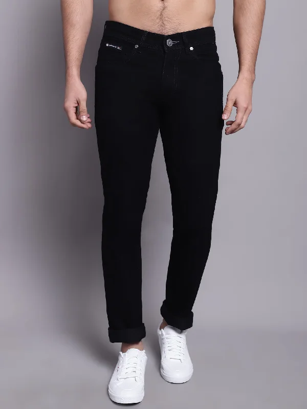 Men's Ultra Narrow fit No Fade Black  Jeans