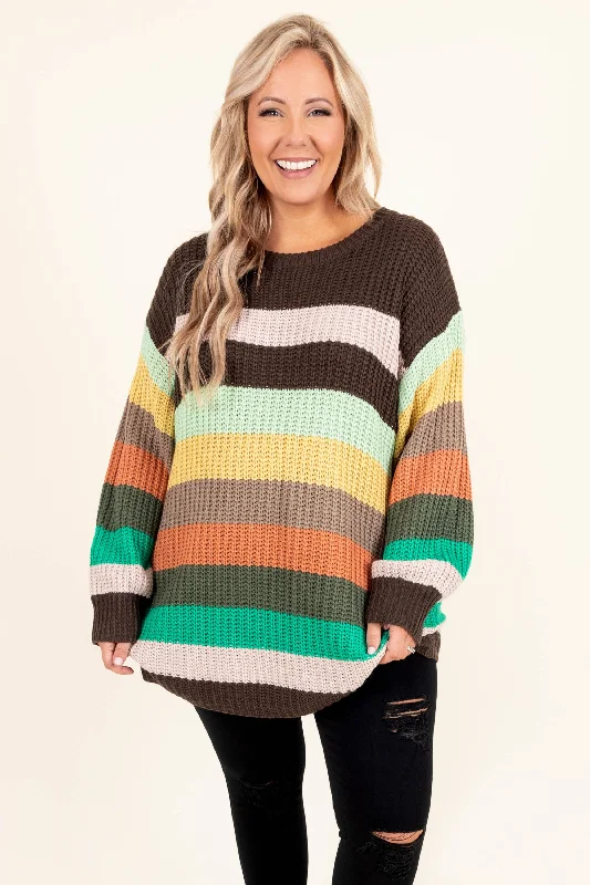 New Hello's Sweater, Brown