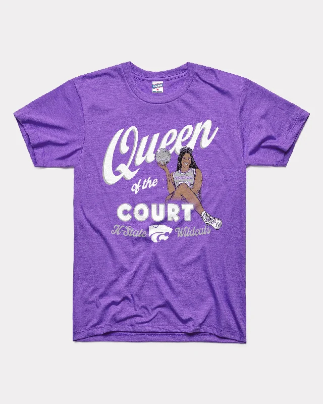 Ayoka Lee Basketball Caricature Purple T-Shirt