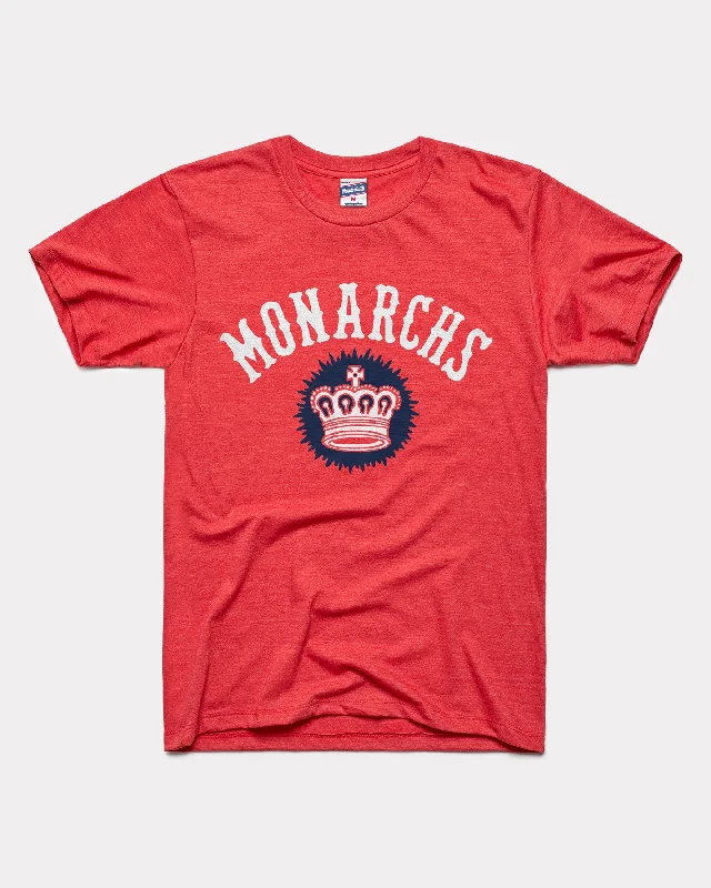 Kansas City Monarchs Arch Logo Red T-Shirt