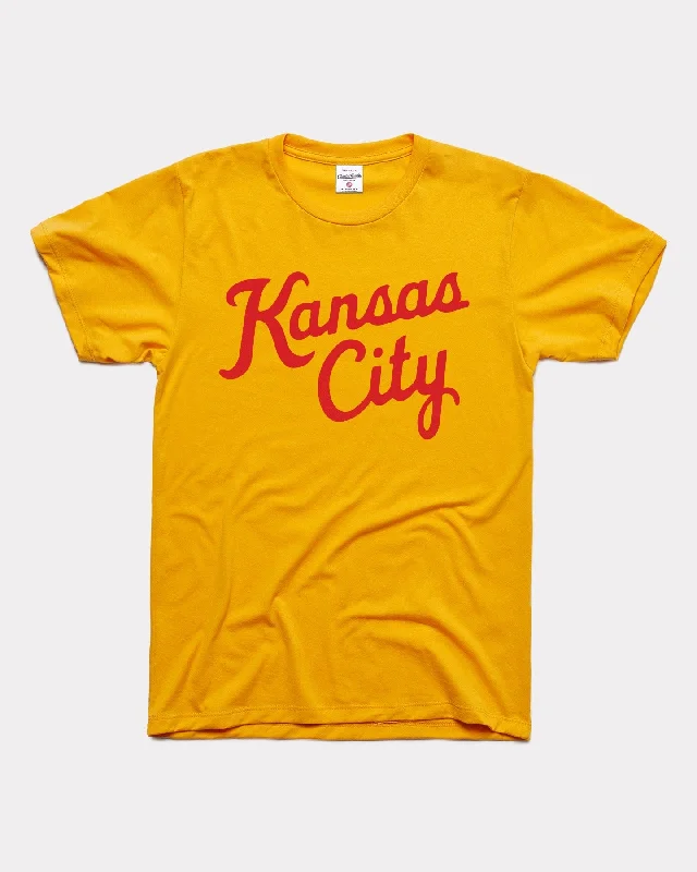 Kansas City Script Vintage Gold T-Shirt