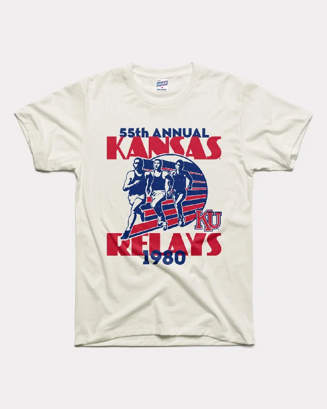 Kansas Relays 1980 Vintage White T-Shirt