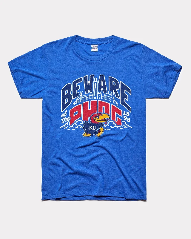 KU Beware of the Phog Royal Blue T-Shirt