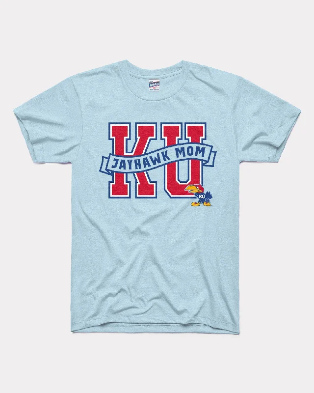 KU Mom Powder Blue T-Shirt