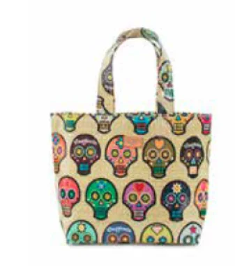 Consuela Grab N' Go Sugar Skulls Basic Tote Bag