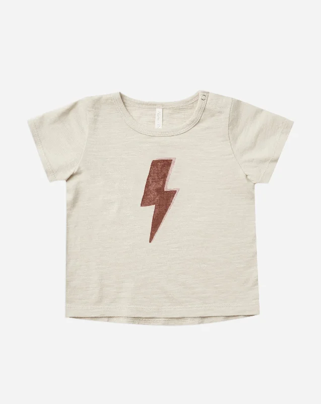 The Bolt Basic Tee by Rylee & Cru - Stone - BABY