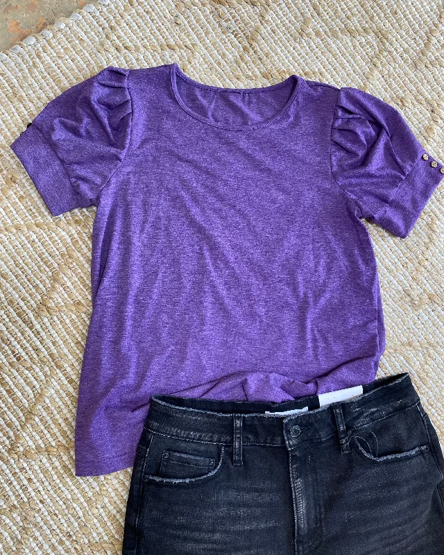 Back To Basics Top In Purple