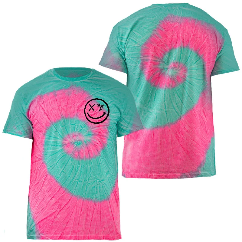 Pink Mint Tie Dye