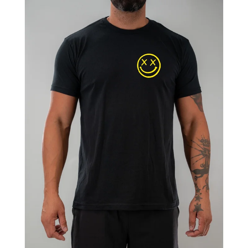 Salty Savage Unisex “OG Smile”Tee | Basic | Black/Yellow