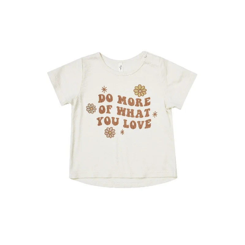 Rylee + Cru Basic Tee - Ivory Love