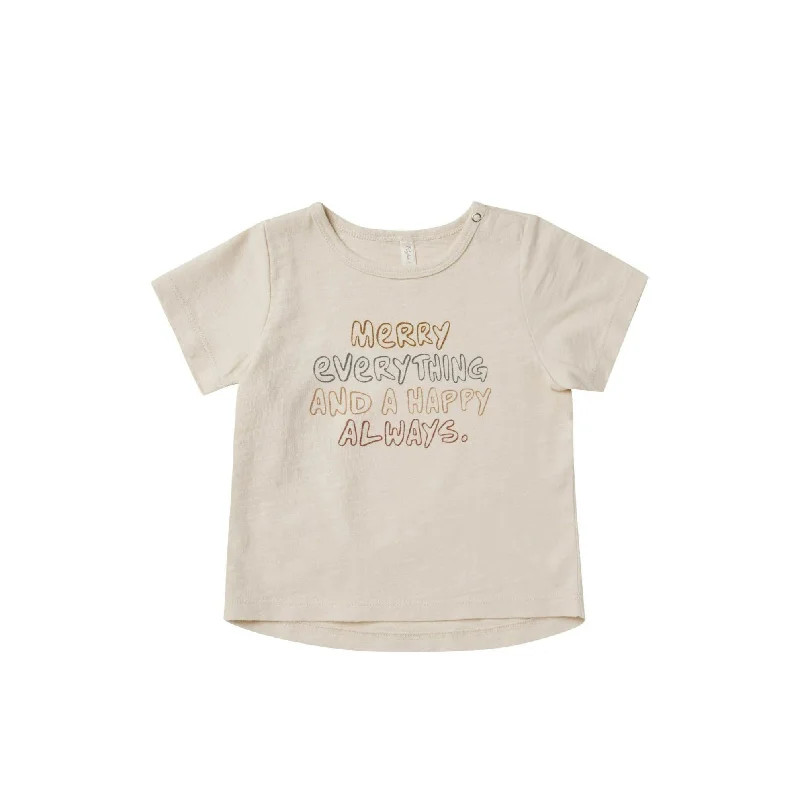 Rylee + Cru Basic Tee - Natural Merry